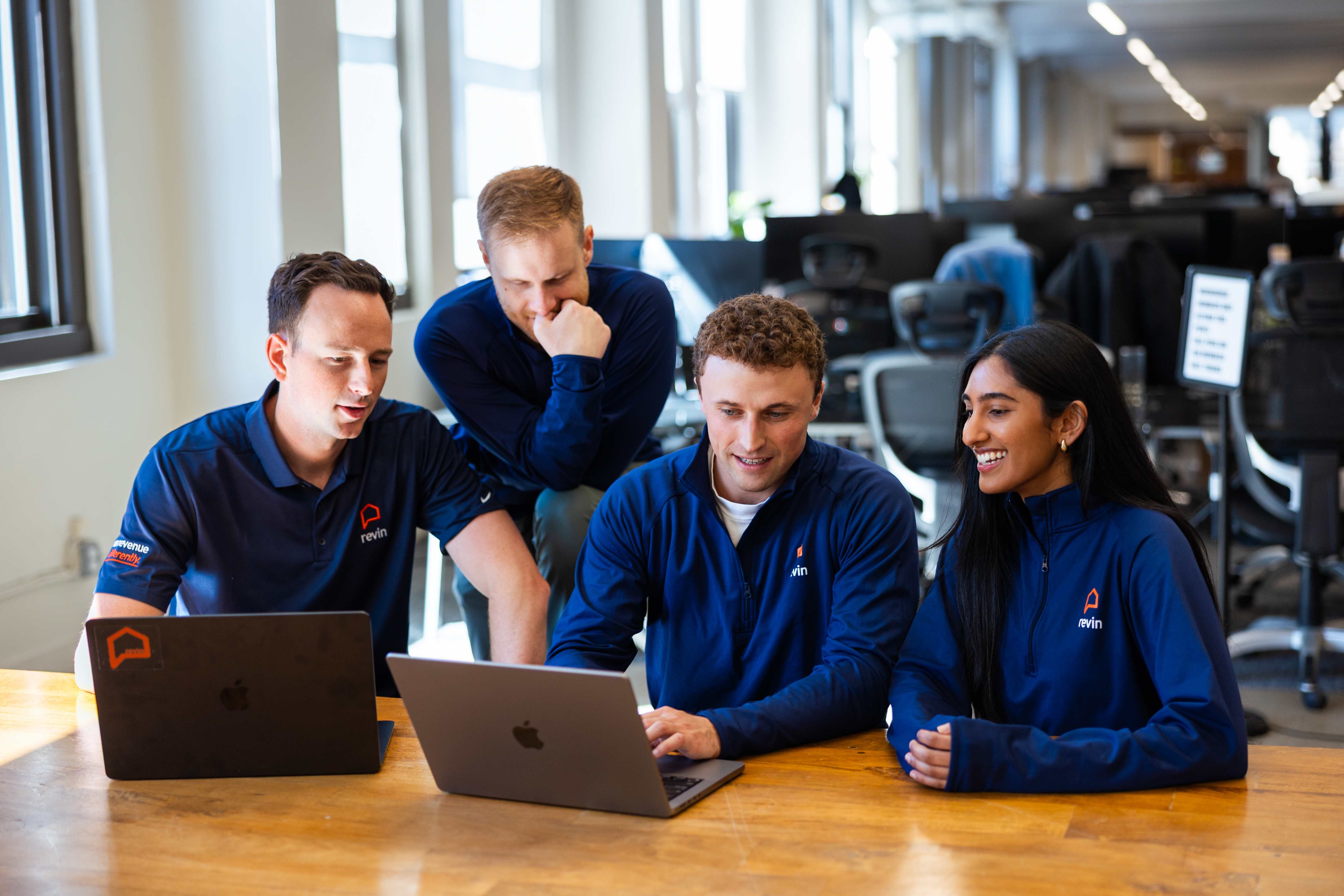 Revin team working together